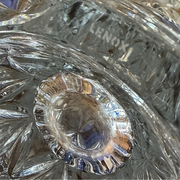 Lenox Fascination Lead Crystal 14" Scalloped Vase - Picture 9 of 11